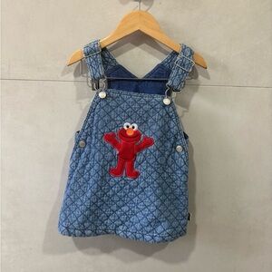 Vintage Elmo overall dress